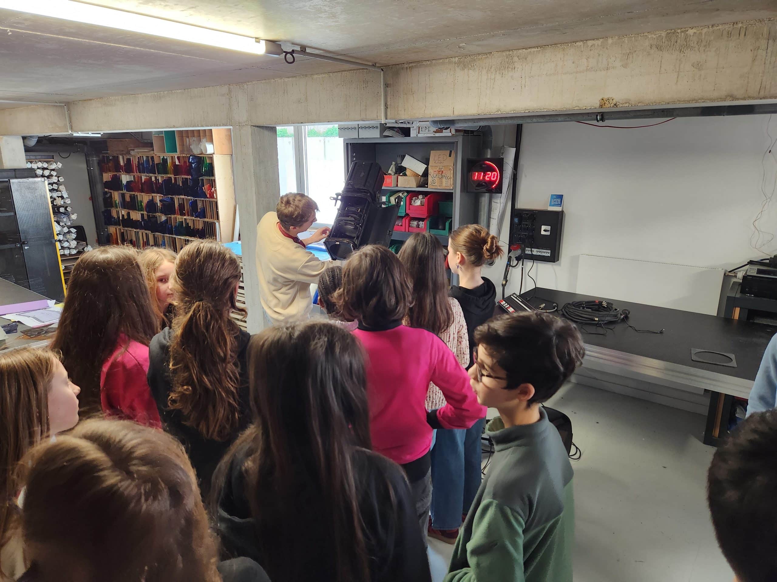 Visite du théâtre Mix’t pour des 6e